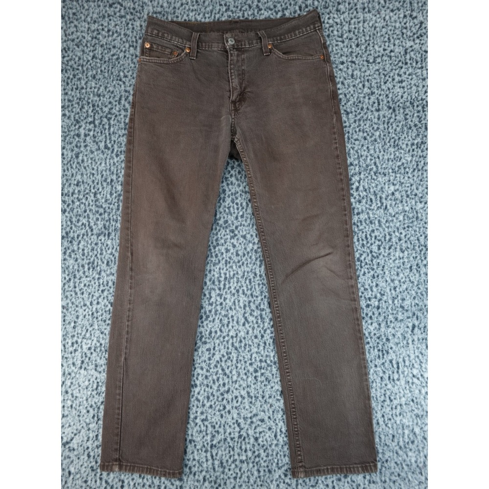Levi's 511 Slim Fit Jeans Mens 30x30 Brown Good Condition‎ Stretch Denim